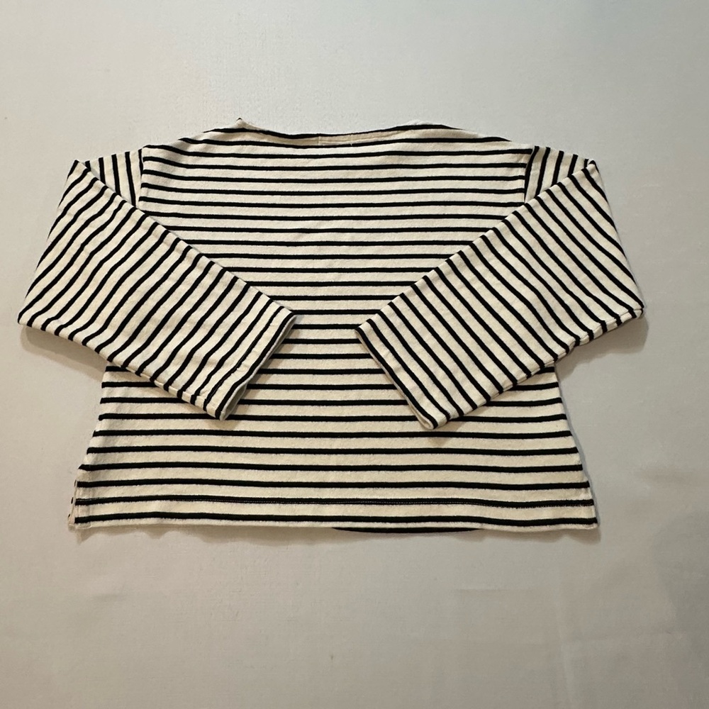 Buck Mason Striped Long Sleeve Tee Size Small - Picture 9 of 12